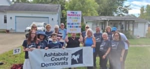 Image of Ashtabula County Dems in a group picture