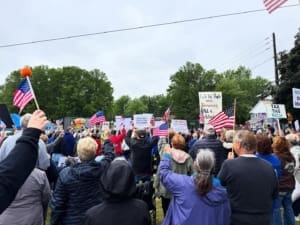Ashtabula County Democrats Group Protest Image